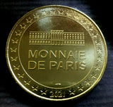 France 2021 The Little Prince Mini-Medal Yellow Metal 34mm Quadrum Capsule