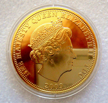 Tristan da Cunha 2009 £5 Proof Concorde Encapsulated Heat Shield of the Concorde
