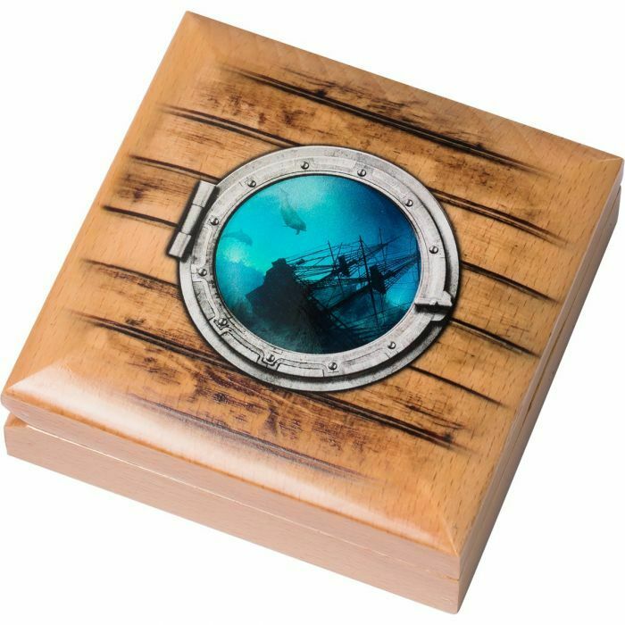 Cook Islands 2019 $10 Black Proof Anchor Fair Winds & Following Seas High Relief 2 Oz Silver