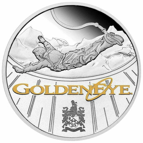 James Bond GoldenEye 2021 $1 1oz Silver Proof Coin