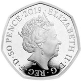 United Kingdom 2019 50p Proof Beatrix Potter-Peter Rabbit Silver