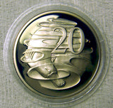 Australia 1986 20 Cent Proof Platypus