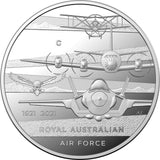 Australia 2021 $1 C Mintmark Centenary of the Royal Australian Air Force Silver Proof
