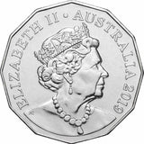Australia 1966 – 2019 50 Cent Uncirculated Queen Elizabeth II Portrait 7-coin collection