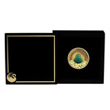 Tuvalu  2021 $100 Proof Laughing Buddha 1 Oz Gold & Jade Coin
