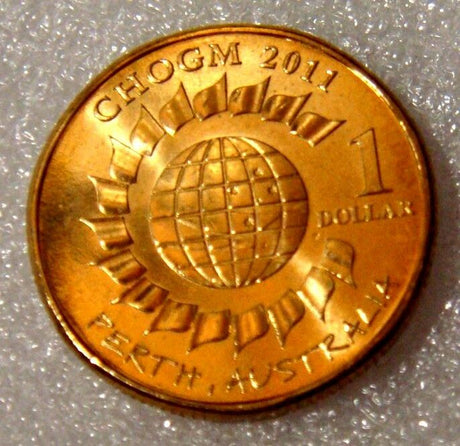 Australia 2011$1 Perth CHOGM ex Royal Australian Mint Roll Uncirculated