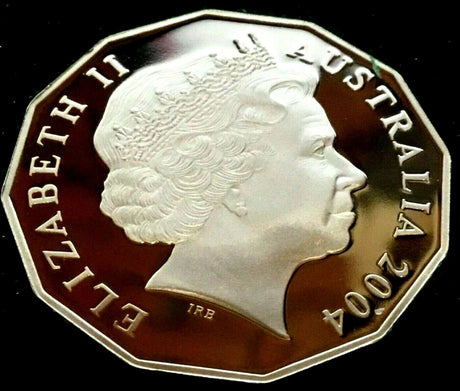 Australia 2004 50 Cent Proof Coat of Arms