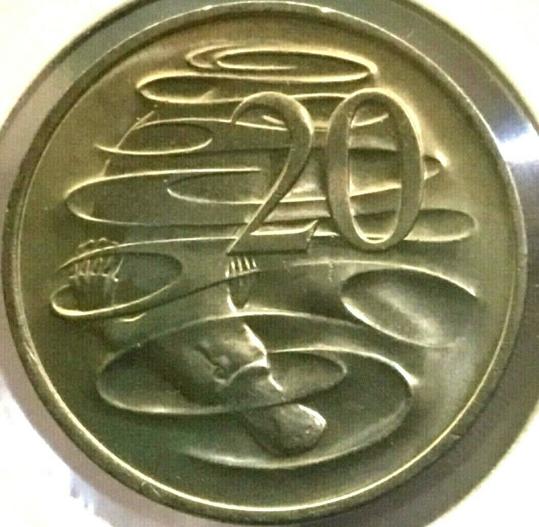 Australia 1977 20 Cent Uncirculated Platypus ex Roll
