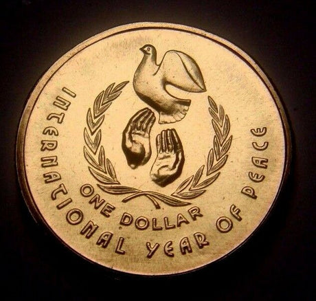 Australia 1986 $1 Uncirculated International Year of Peace