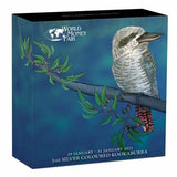 Australia 2021 $1 Uncirculated World Money Fair - Coin Show Special Australian Kookaburra 1 Oz Silver