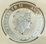 Australia 2012P $1 Koala Early Releases NGC MS70 1oz Silver Uncirculated Perth Mint