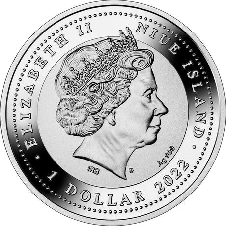 Niue 2022 $1 The Tree of Luck 1oz Silver Proof Coin