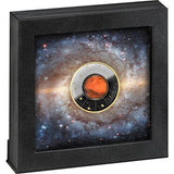 Cameroon 2021 500 Francs Silver Ruthenium Proof Coin - Solar System Series - Mars with Magnifying Lens Coloured