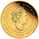 Australia 2022 $100 Mythical Creatures Griffin 2022 1oz .9999 Gold Proof Coin