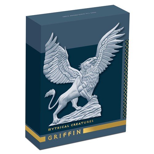 Australia 2022 $100 Mythical Creatures Griffin 2022 1oz .9999 Gold Proof Coin
