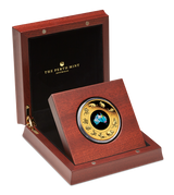 Australia 2022 $200 Great Southern Land 2oz Gold Proof Opal Coin. Wooden Display Case and coin.