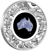Australia 2022 $1 Great Southern Land 1oz Silver Proof Lepidolite Coin Perth Mint