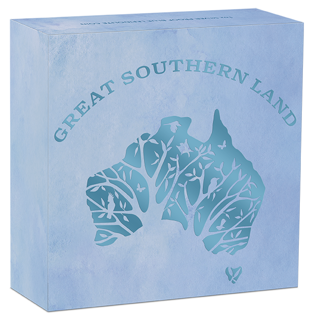 Australia 2022 $1 Great Southern Land 1oz Silver Proof Lepidolite Coin Perth Mint