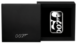 Tuvalu 2022 $1 60 Years of Bond 1oz Silver Proof Rectangular Coin