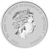 Tuvalu 2022 $1 James Bond 60 Years of Bond 1oz Silver Brilliant Uncirculated Coin in Card Perth Mint