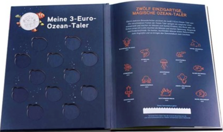 Republic of Austria 2022 Luminous Marine Life Collector Album