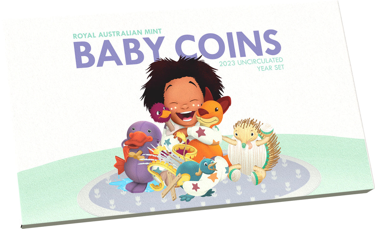 Australia 2023 Baby Mint Uncirculated Set 6 special coin redesigns
