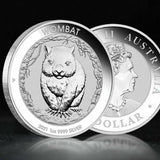 Australia 2021 $1 Uncirculated Wombat 1oz Silver