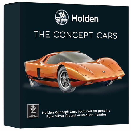 Australia 2019 Holden Concept Car Set Silver Plated Enamel Penny Collection 1969 Made