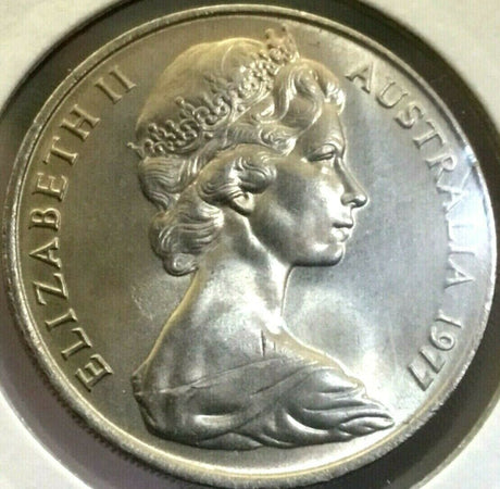 Australia 1977 20 Cent Uncirculated Platypus ex Roll