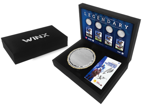 Australia 2018 Winx Light Display Box Set 4th Cox Plate Trophy Jockey & Trainer Signatures