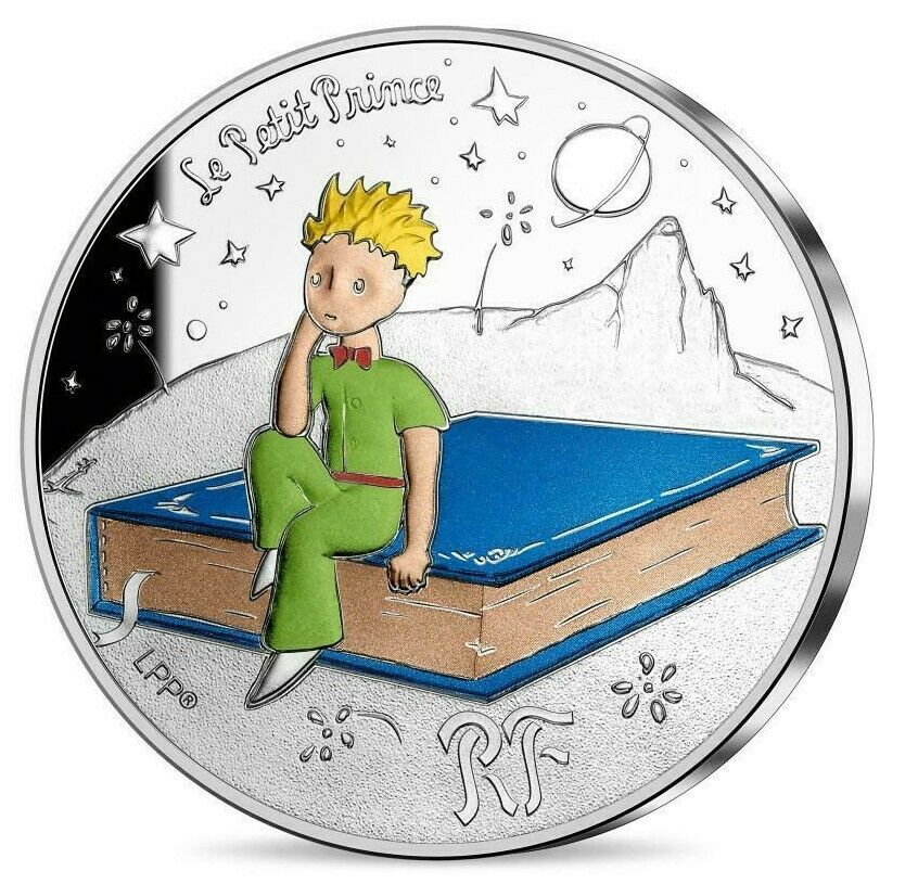 France 2021 10€ 10 Euros Silver Proof  The Little Prince is his Masterpiece