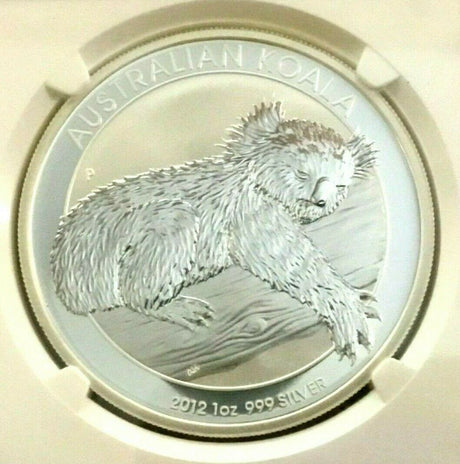 Australia 2012P $1 Koala Early Releases NGC MS70 1oz Silver Uncirculated Perth Mint