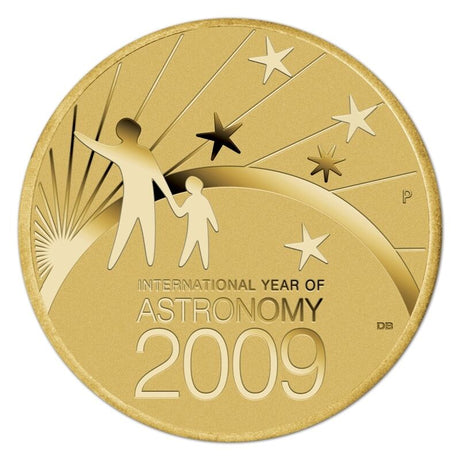 Australia 2009 $1 Uncirculated Astronomy Stargazer