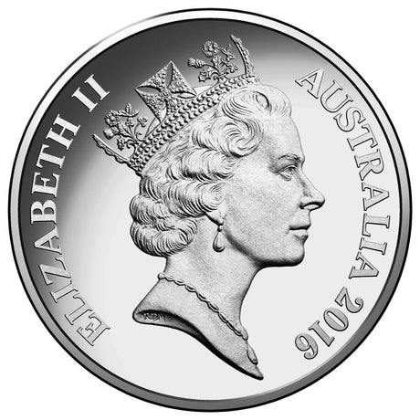 Australia 2016 20 Cent Frosted Uncirculated Middle-Age Queen Platypus