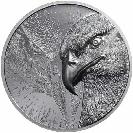 Mongolia Majestic Eagle 2020 1000 Togrog Black Proof 2oz Silver CIT Smartminting®
