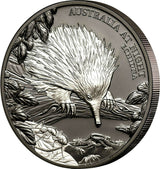 Niue 2020 $1 Australia at Night Echidna 1oz .999 Silver Black Proof Proof