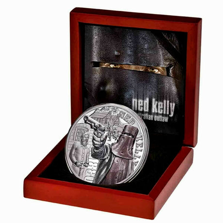 Niue 2020 $5 Proof Ned Kelly 2oz Silver Coin Case 2