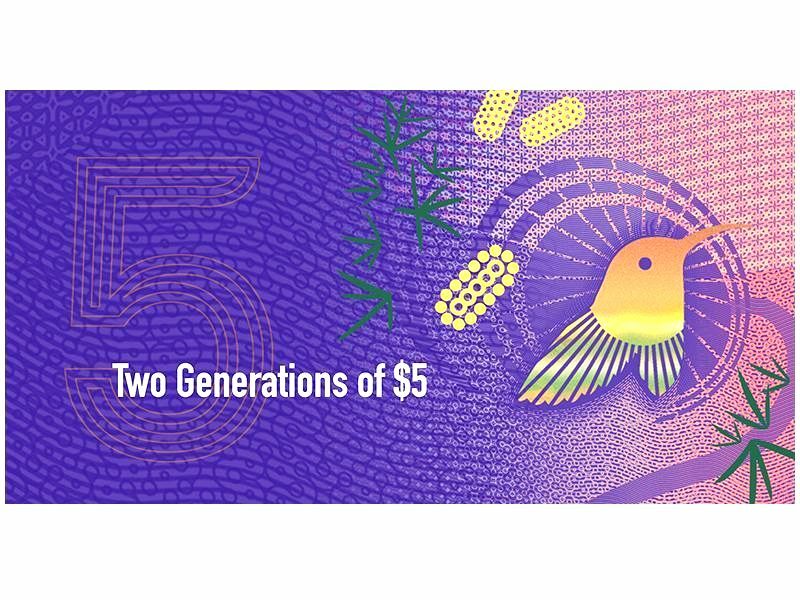 Australia $5 RBA Folder Empty Sleeves for Banknotes