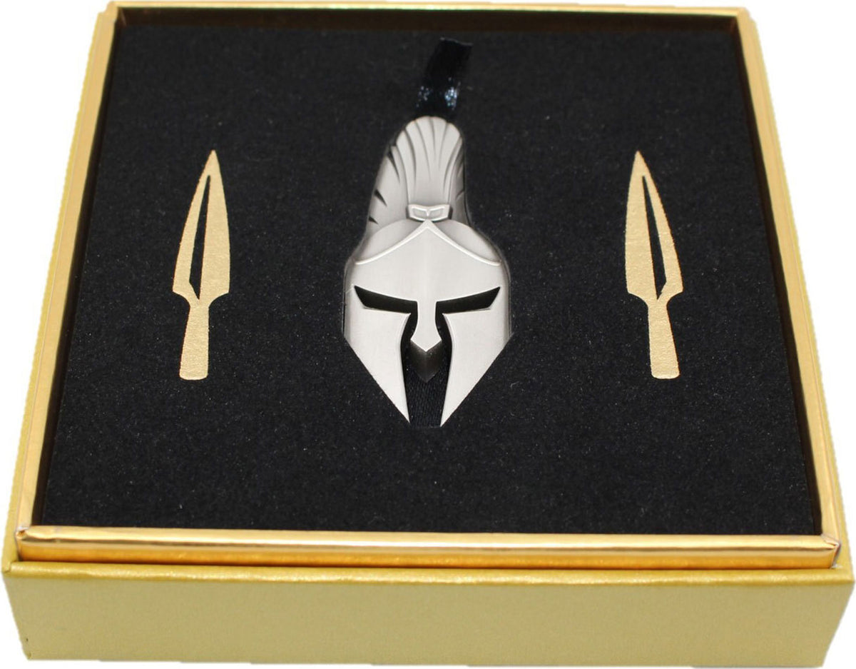 Fiji 2021 $2 Spartan Mask Ancient Warriors 2oz Silver Antiqued Coin