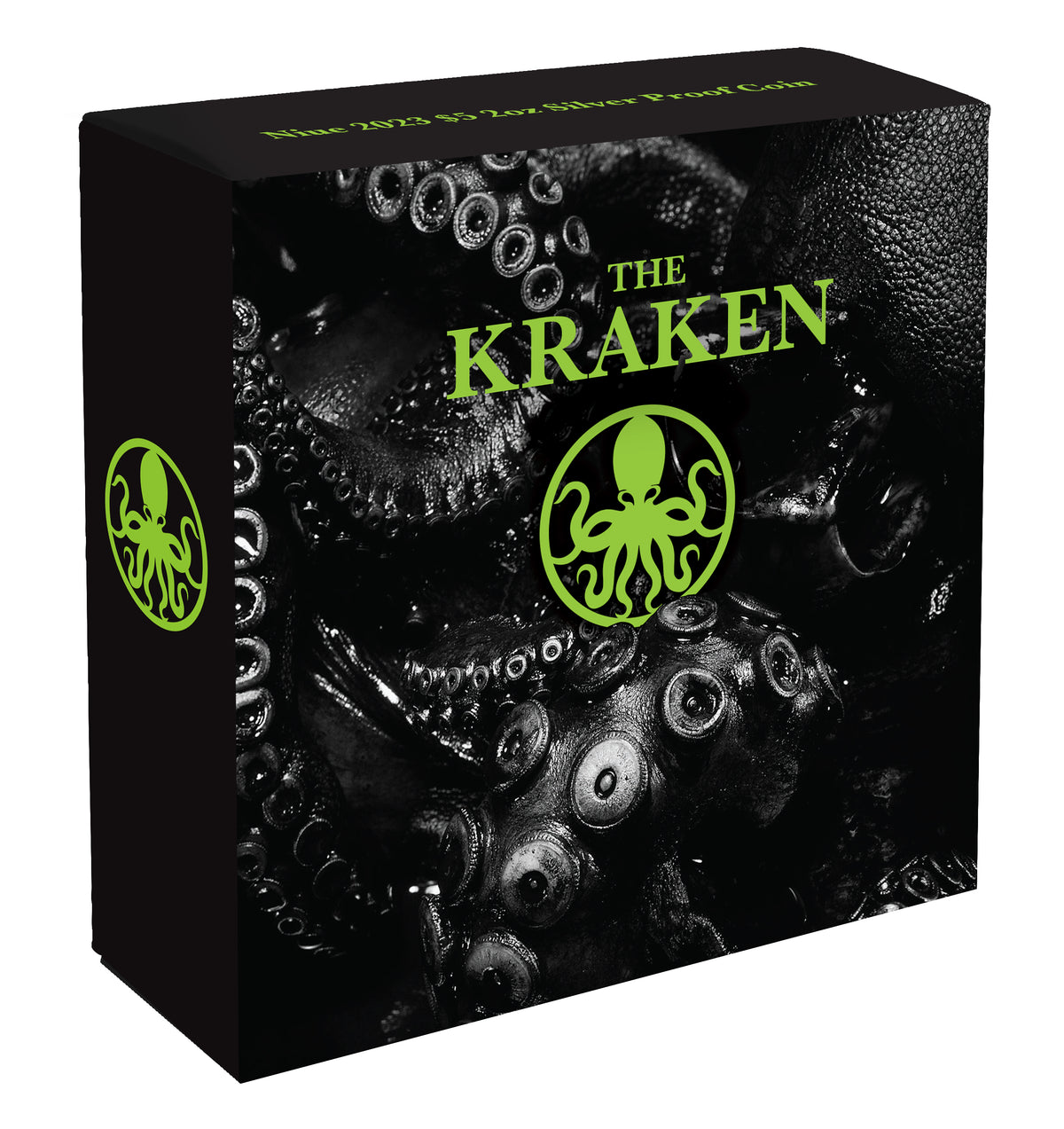 Niue 2023 $5 The Kraken 2oz .999 Silver Proof Coin 750 Minted
