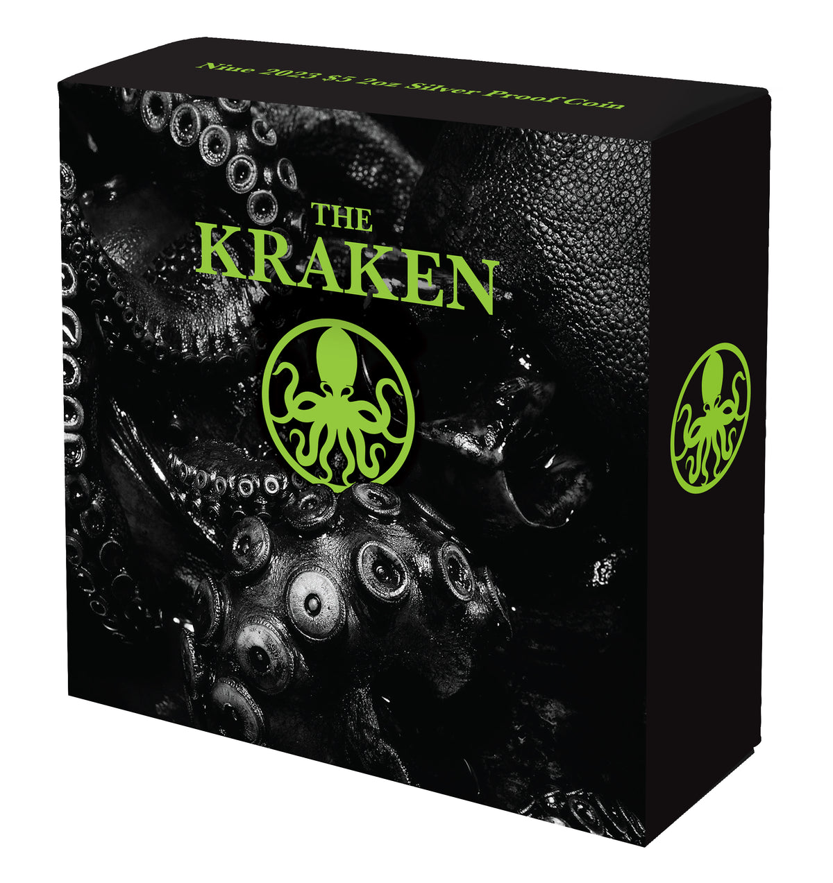 Niue 2023 $5 The Kraken 2oz .999 Silver Proof Coin 750 Minted