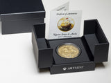 Niue 2022 $5 Nuestra Senora de Atocha 2 oz Gilded Silver with Sunken Treasure Inlay- 50 made