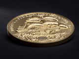 Niue 2022 $5 Nuestra Senora de Atocha 2 oz Gilded Silver with Sunken Treasure Inlay- 50 made