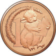 Australia 2017 1 Cent Uncirculated Possum Magic Little Hush Reverse