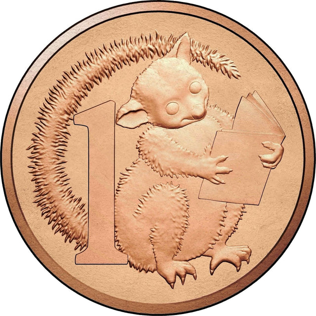 Australia 2017 1 Cent Uncirculated Possum Magic Little Hush Reverse