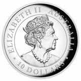 Australia 2020 $10 Wedge-tailed Eagle  High Relief 10 Oz Silver Proof Obverse
