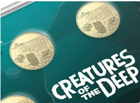 2023 $1 AlBr Mintmark and Privy Mark Uncirculated 4 Coin Set - Creatures of the Deep