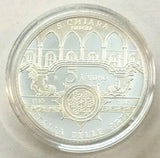 Italy 2010 5 Euro Santa Chiara 700th Anniversary Naples Silver Proof Obverse