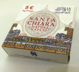 Italy 2010 5 Euro Santa Chiara 700th Anniversary Naples Silver Proof Box