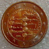 Austria 2005 2 Euro Uncirculated Bi Metal 50th Anniversary of the State Treaty